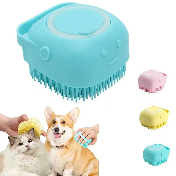 Hot Sell Pet Cleaning Grooming Massage Bath Brush for Hair Dematting and Removing