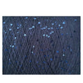 Factory Wholesale 100% Cotton Thread with Dyed Sequins 2MM 3MM Sequins Yarn for Hand Knitting
