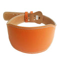 2026 Cowhide Leather Powerlifting Weight Lifting Dip Belt Fitness Gym Adjustable Metal Buckle Squat Padded Lumber Lower Back