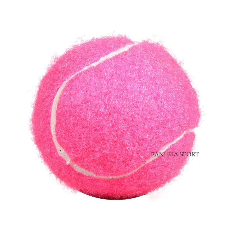 Hot Sale Bounce  Training  pink Tennis Ball  Welcome Customs Tennis Ball Color or logo Professional Production of Tennis