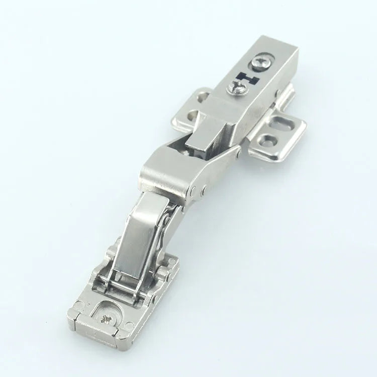 Clip on Buffering 125 Degree Hydraulic Glass Door Mirror Hinges Easy on Cabinet Hinge No Drilling Needed
