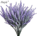 Artificial Lavender Flowers 4 Pieces for Wedding Decor and Table Centerpieces Lifelike Plant Bouquet Home Decor FZH333