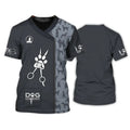 FYD Wholesale Pet Store Funny Uniform Groomer 3D Print Work Loose Comfortable Round Neck Short Sleeve T-shirt Top