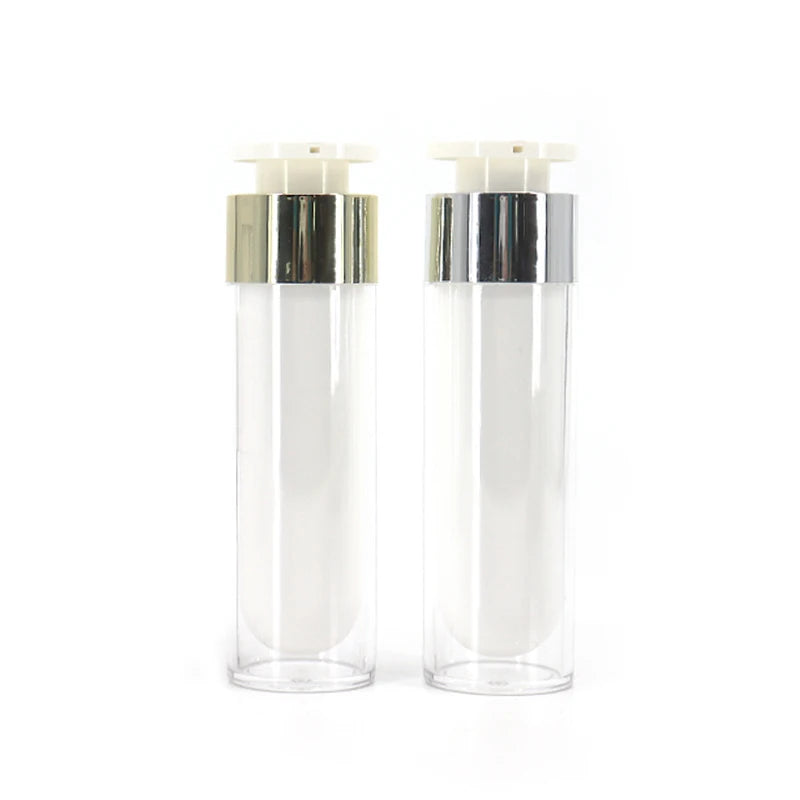 New Fashion Rotary Press Airless Pump Bottle Cosmetic Pump Lotion Bottle Replaceable Twist Airless Bottle for Skin Care