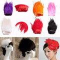 10cm Hackle Feather Fringe Trim Sewing Costume Millinery Wedding DIY Craft Decor