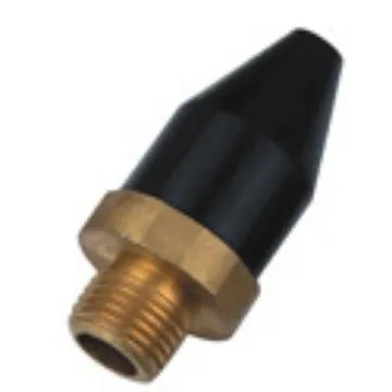 Air Blow Tools 1/8 Inch NPT Male Rubber Brass Safety Tip Nozzle