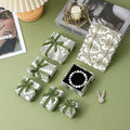 ECO Paper Necklace Bracelet Gift Christmas Jewelry Packaging Boxes Custom Logo Box for Jewellery Luxury with Ribbon Bow