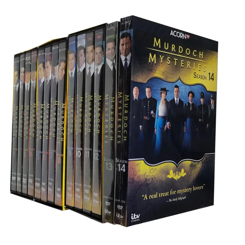 Murdoch Mysteries SEASON 1-14  62dvd Region 1 Free Shipping DVD BOXED SETS MOVIES TV Show Films Manufacturer Factory Supply