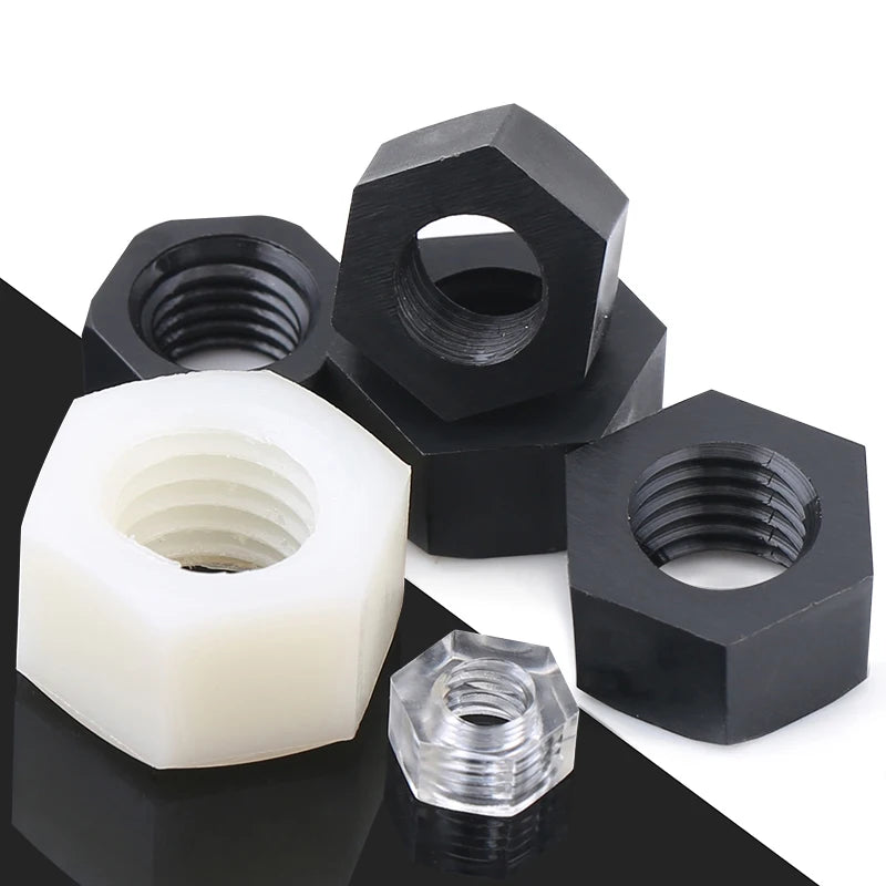 Nylon Plastic Hex Nut DIN934 Zinc Plated Galvanized M12 Class 4