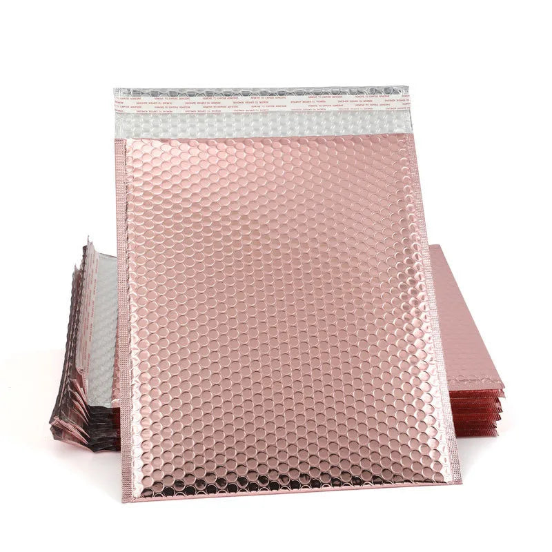 Compostable Shipping Envelope Bag Waterproof Black Packing Bubble Bags Custom Bubble Mailer with logo