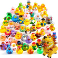 Rubber Duck Manufacturer Custom Bath Toys Christmas Gift Yellow Squeeze Duck Squeaky Pool Duck Kids Toys for Children Wholesale