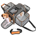 Airline Approved Expandable Soft-Sided Pet Carrier With Removable Fleece Pad and Pockets for Cats/Puppy Travel Pet Carriers