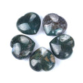 Factory Direct Sale Cheap Price Aquatic Agate Heart Shaped Lovely Style Home Decoration FengShui Healing Stone