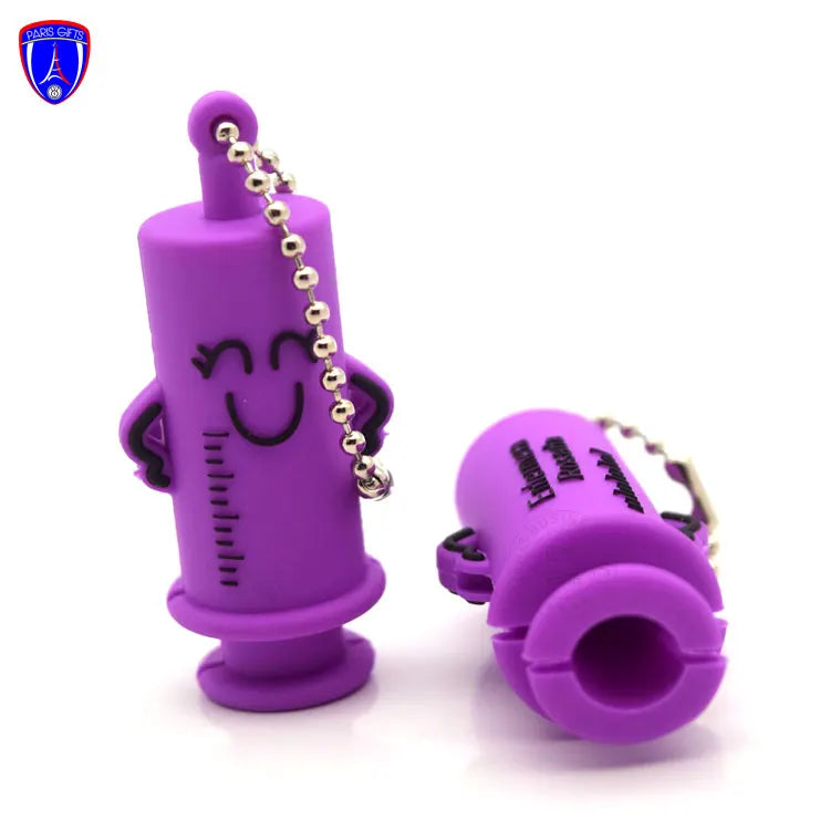 Hot Sale South America Custom Multi-color Silicone Ampoules Opener Syringe Style Blister Opener Made in Shenzhen Factory