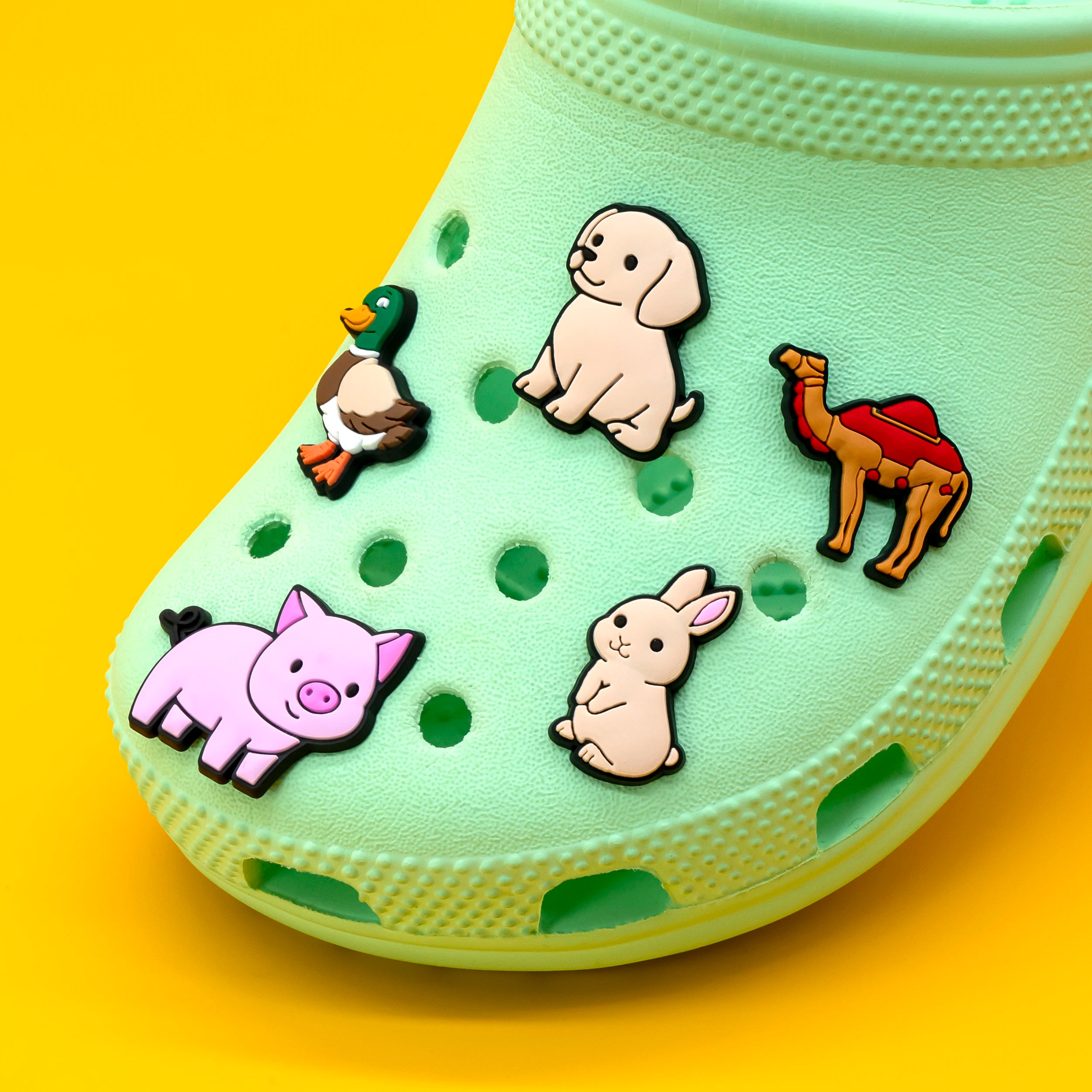 Wholesale Cute Animal Shoe Charms Fashion Rubber Shoelace Decor Accessories Custom Cats Dogs Trends New Cute Shoe Charm Bulk