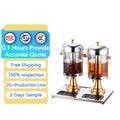 YITIAN 201 Stainless Steel Thermal Hot and Cold Water Juice Dispenser Frozen Beer Beverage Dispenser