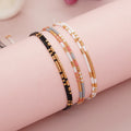 Go2boho Turkish Women Pulsera Fashion Beaded Bracelets Women Handmade Adjustable String Golden Miyuki Beads Bracelets