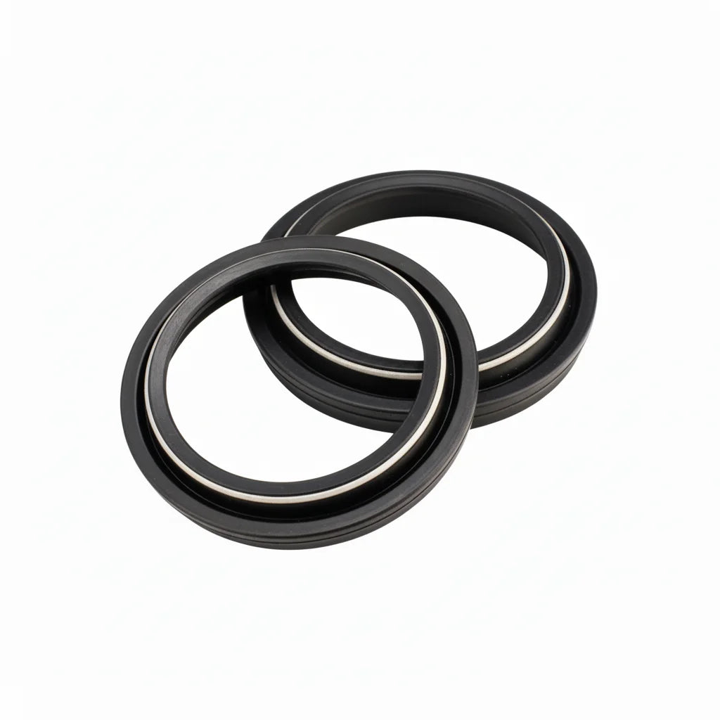 K-tech Pair of Fork Dust Seal Covers Compatible with Gas Gas EC 300 21-24 for NOK