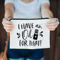 Fancy Black Canvas Zip Ladies Cosmetic Pouch With Custom Printed Logo