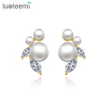 LUOTEEMI Fashion Jewellery Woman Jewelry Bohemian Trendy Charm Unique Earing for Wedding Flower Earring 2023
