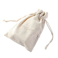 Customize Logo Organic Cotton Jewellery Bag Fashion Cheap Organic Cotton Drawstring Bag