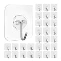 0.5mm Foldable Transparent Wall Hook Suction Cup Kitchen Bathroom Wardrobe Storage Hole-free Design Heavy-Duty Jewelry Tools