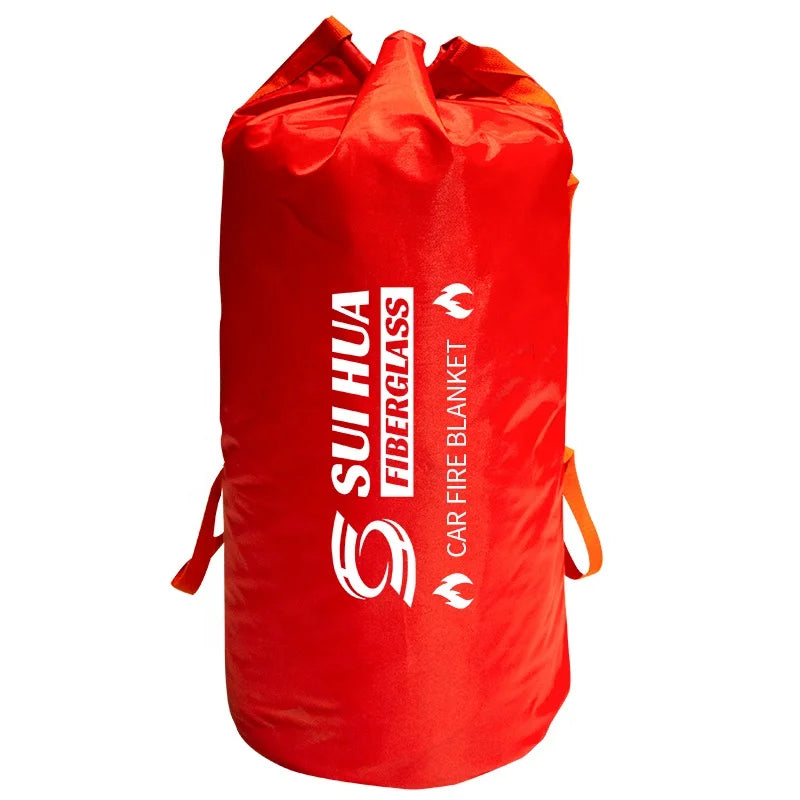 Extreme Large Vehicles Electric Car Fire Blanket 6*8m 100% Fiberglass 800C Temperature Resistant