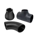 High-Precision Black High Paint Carbon Steel SMLS BW Sch40 Sch80 Buttweld Elbow Tee Seamless Welded Pipe Fitting