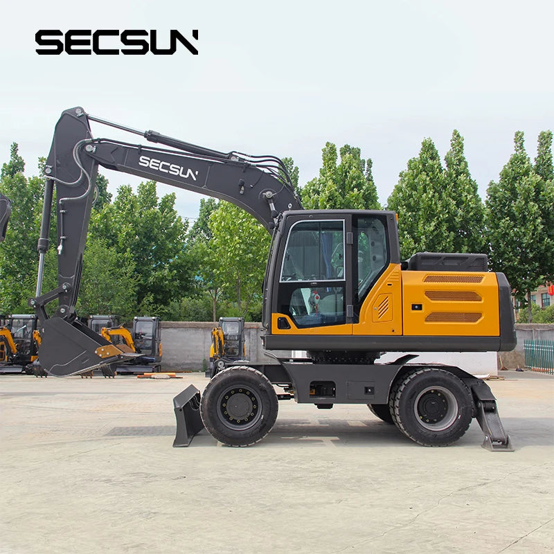 2024 China Diesel Large Retro Excavadora 15 Ton Wheel Excavator With CE Epa Engine