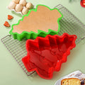 DIY Food Grade Silicone Christmas Tree Baking Baking Pan Cookie Candy Chocolate Cake Bread Molds