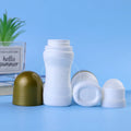 Empty PP+PE HDPE 20ml-60ml Deodorant Roll-On Bottle with Screen Printing 100pcs MOQ