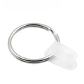 Wholesale DIY Digital Photo Keychain Plastic Strap Lock Hook Sublimation MDF Key Holder Accessories