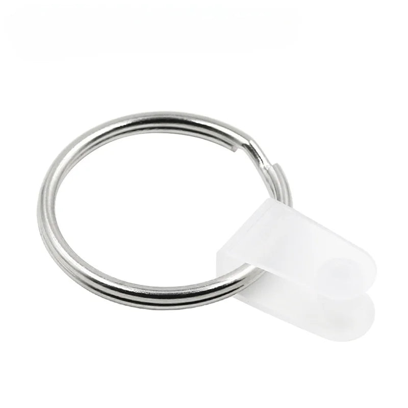 Wholesale DIY Digital Photo Keychain Plastic Strap Lock Hook Sublimation MDF Key Holder Accessories