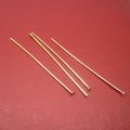 Wholesale 24K Triple Gold Plated Flat Head Pin Connect Pin for Jewelry Making