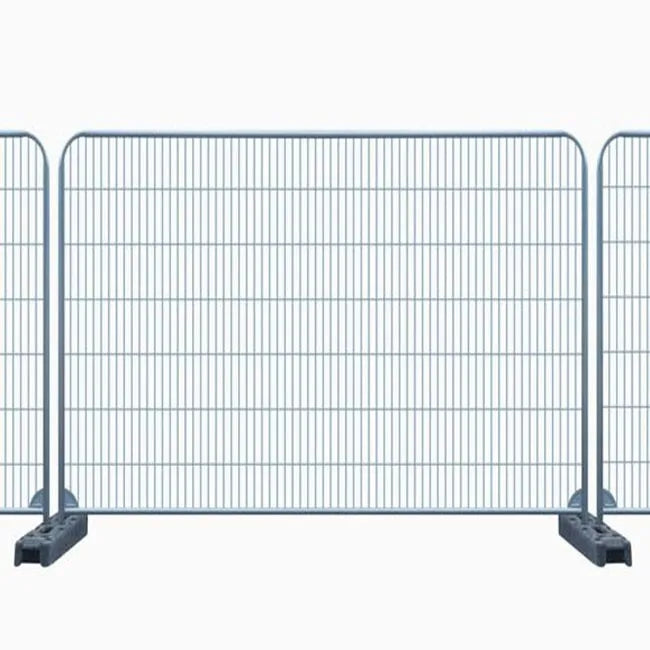 2024 Australia Temporary Fence Panel 3mm Steel Wire PE Frame Heat 3D Modeling ISO9001/CE Certified Removable Security Fence