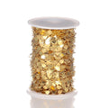 18k Gold Stainless Steel 6mm Shell Chains for Bracelet Necklace Jewelry Accessories Findings Making Components