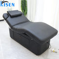 Popular Electrical Beauty Salon Spa Massage Table Armrest Adjustable Soft Cushion Beauty Heat Bed 4 Motors with Storage Space