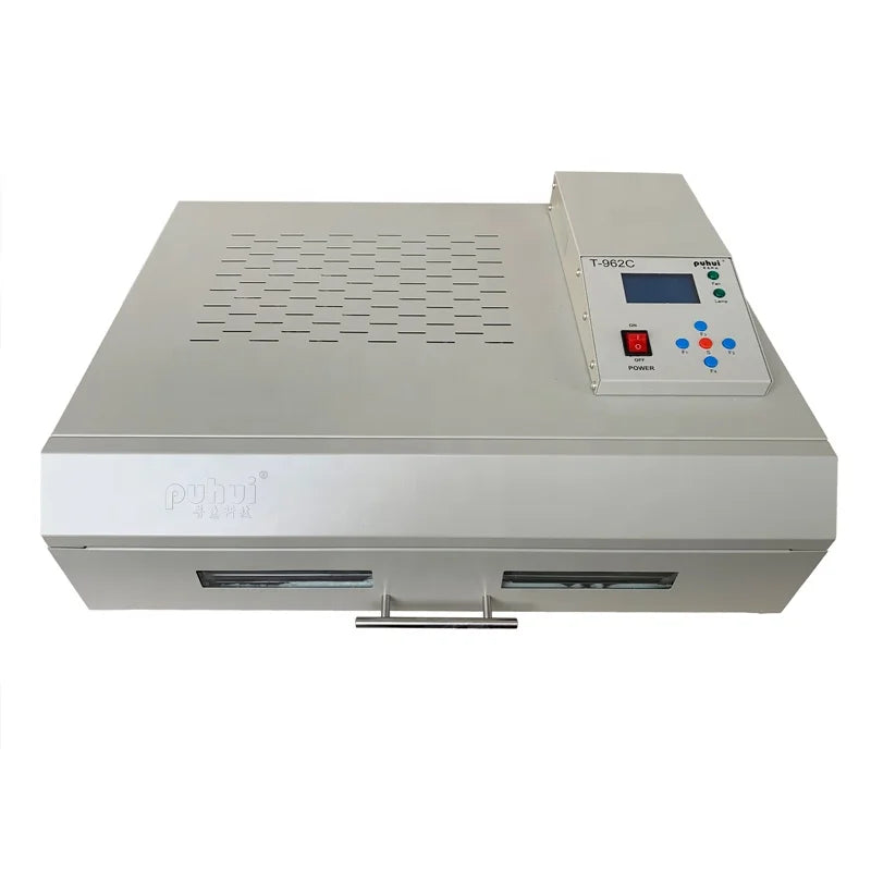 Automatic Infrared Emission Puhui 400*600 mm Solder Size Smt Reflow Oven T-962C infrared IC Heater Reflow Soldering Station