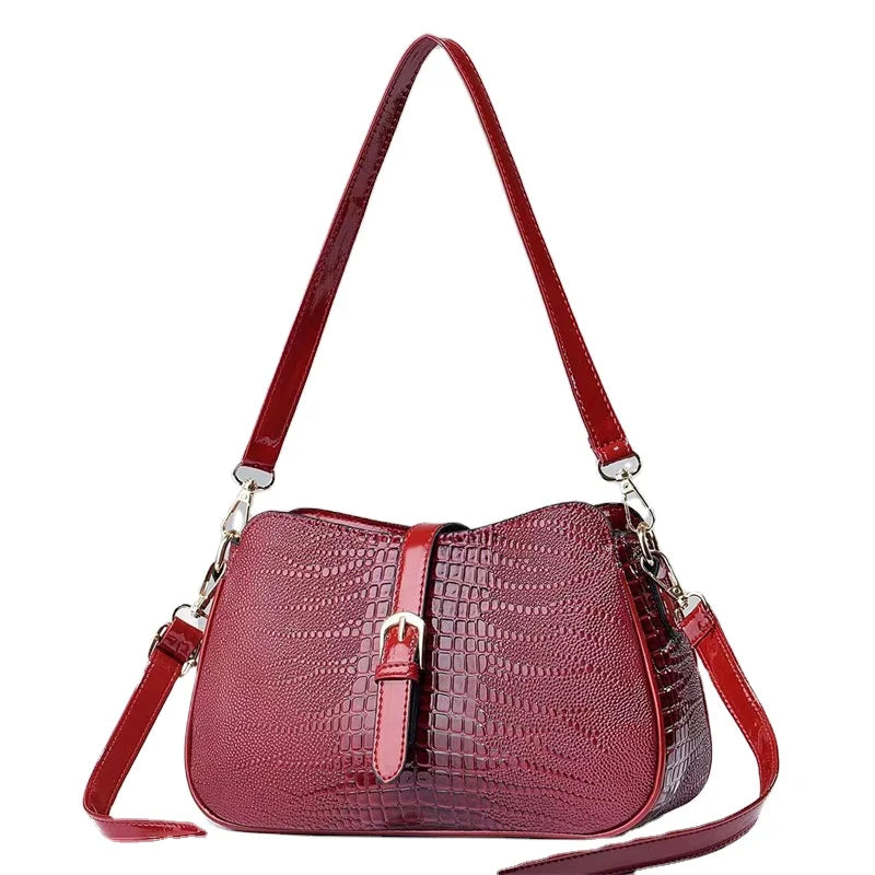 New Versatile Daily Fashion Minimalist Retro Middle-Aged Mom Elegant Temperament Women's Shoulder Bags