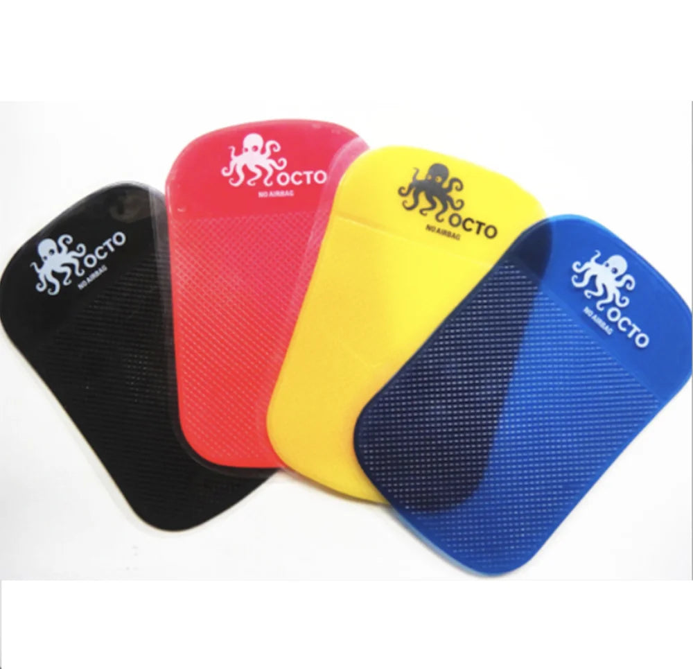 Custom Logo Suction Silicone Anti Slip Pads Car Sticky Reusable Gel Pad