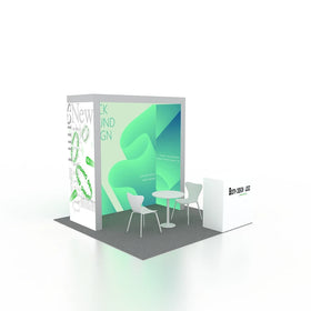 High Performance Seg Lightbox Aluminum Modular Exhibition Booth 3m X4m Shell Scheme A-NEW AN-ZT Portable Lightweight Customized