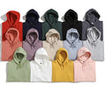 High Quality 300 Grams 80% Cotton CVC Unisex Hoodie Logo Customized Pullover Style Hooded Collar Solid Pattern Lightweight Autumn