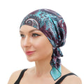 Pre-tied Elastic African Printed Pattern Adult Arab Muslim Turbans Headwraps Hijab Cap for Female