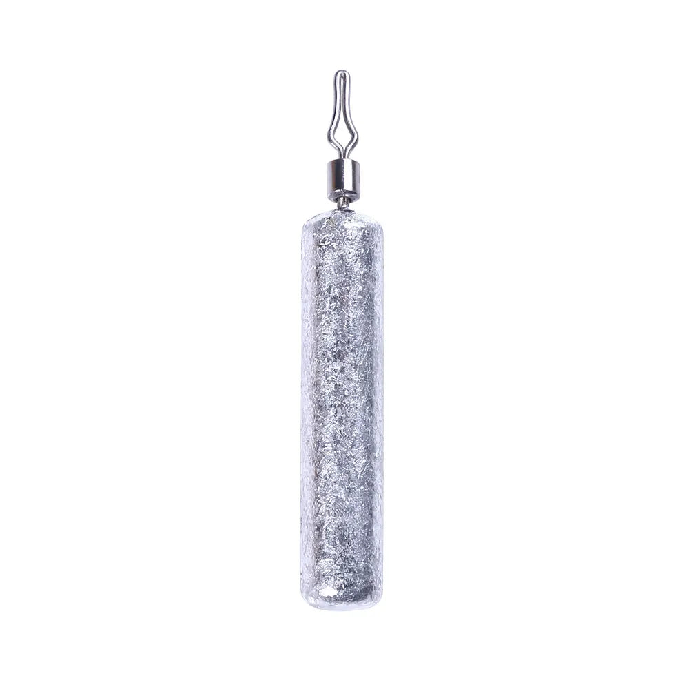 Wholesale JI071 3.5g 5g 7g 10g 15g 21g Cylinder Shape Lead Weights Fishing Sinkers MegaBDM