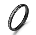 4mm 6mm New Keepfuckinggoing Letters Couple Ring Simple Stainless Steel Inspirational Finger Rings