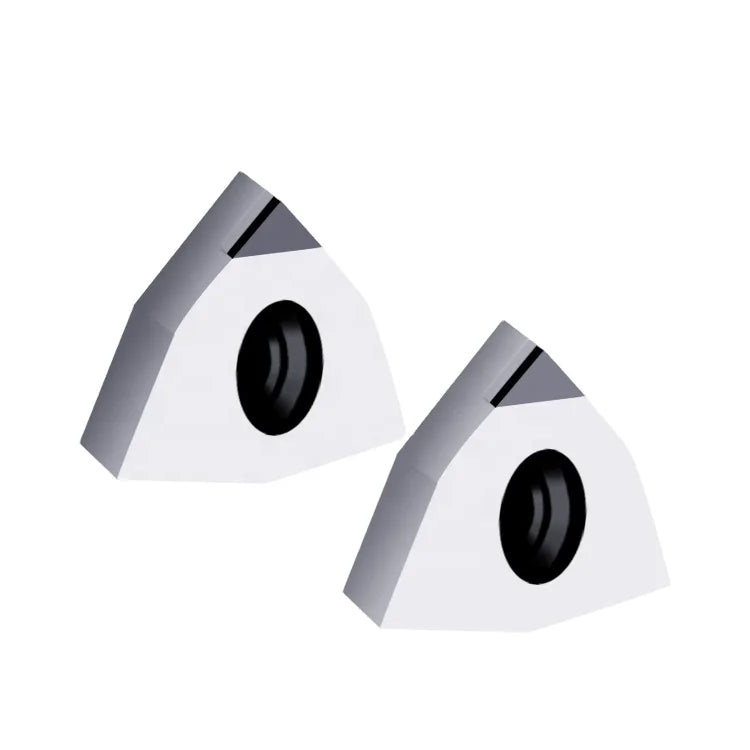 Jinchuan ODM/OEM Customizable Hot Sale CCGT PCD Diamond Router Bit Inserts APKT1135-04 Black Diamond Coated KPD10 65HRC 2pcs/Box
