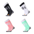 Fitness Knee-high Sports Socks Custom Logo Design Fashion Seamless Elastic Anti-Bacterial Breathable Spring Men and Women