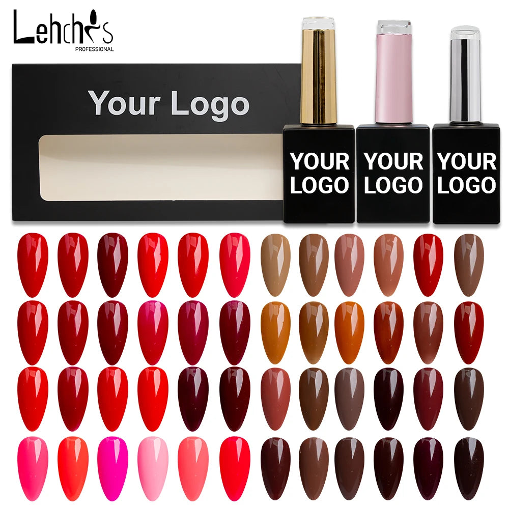 Lehchis Mixed Color Very Good Nail Gel Polish Create Your Own Brand Long Lasting Private Label UV Gel Nail Polish