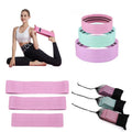 Custom Different Strength Levels Fabric Elastic Home Fitness Training Hip Circle Resistance Band Set