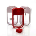 38ml 45ml Red Portable Pocket Plastic Perfume Spray Bottle with Mist Atomizer New Design Cell Phone Shaped Bottle